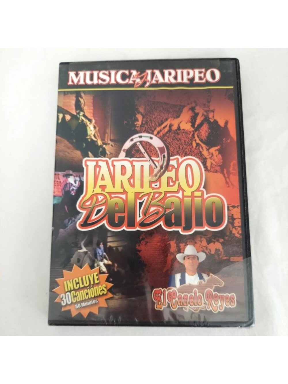 Jaripeo del Bajio Canelo Reyes - DVD - Musica Y Jaripeo Incluye 30 Canciones New